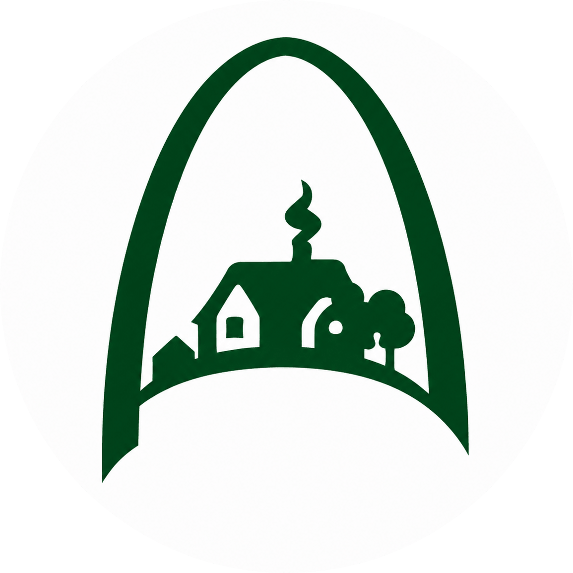 Green Gateway Lawn Service Logo white background